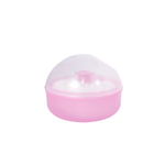 Bebeta Powder Puff-round With Cover - Pink