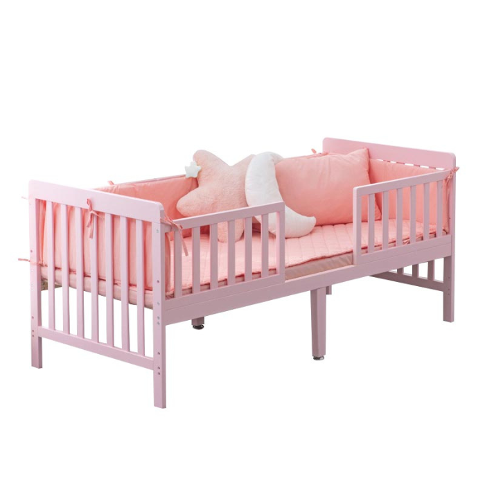 Barnmöbler Brandt Convertible Toddler Bed Pink