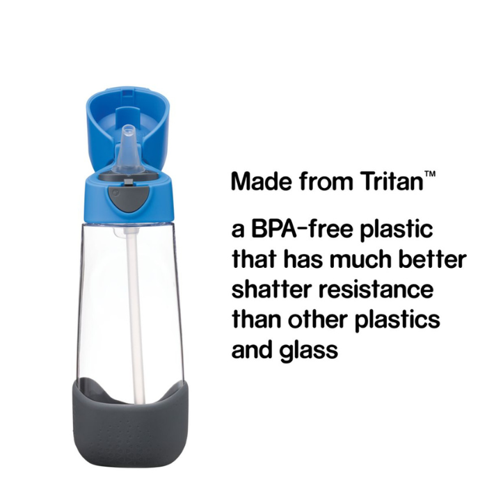 B.Box Drink Bottle 450ml - Blue Slate