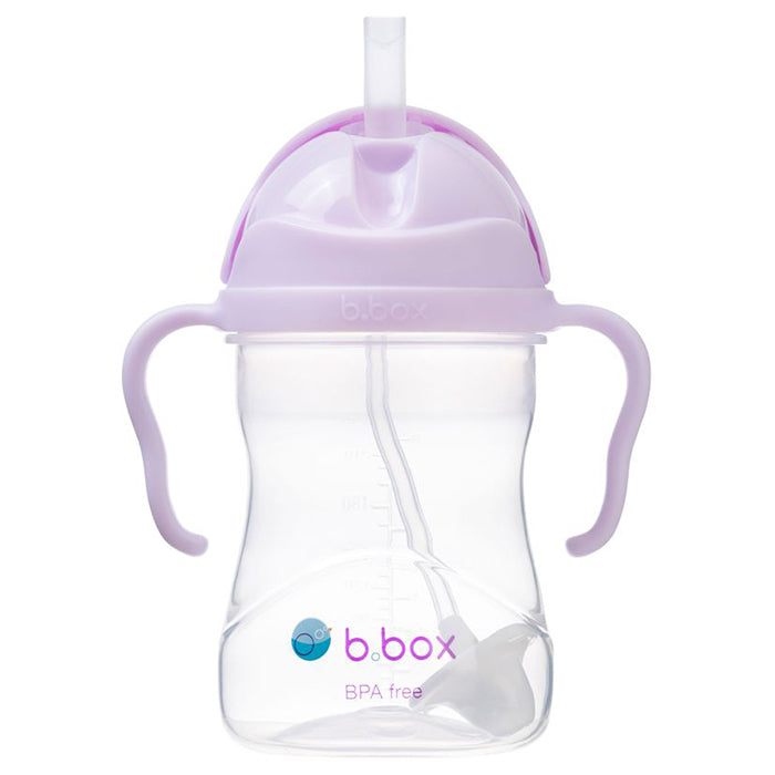B.Box Sippy Cup With Innovative Weighted Straw 240ml - Boysenberry