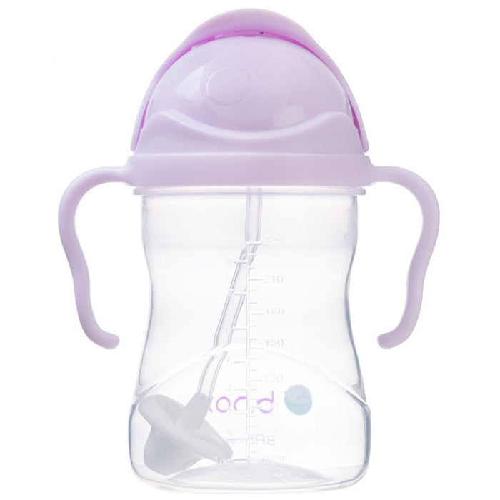 B.Box Sippy Cup With Innovative Weighted Straw 240ml - Boysenberry