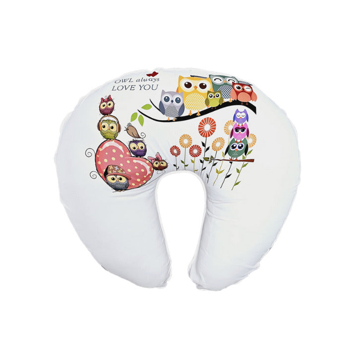 Baby Wonder Nursing Pillow with Removable Case Owls – Babymama