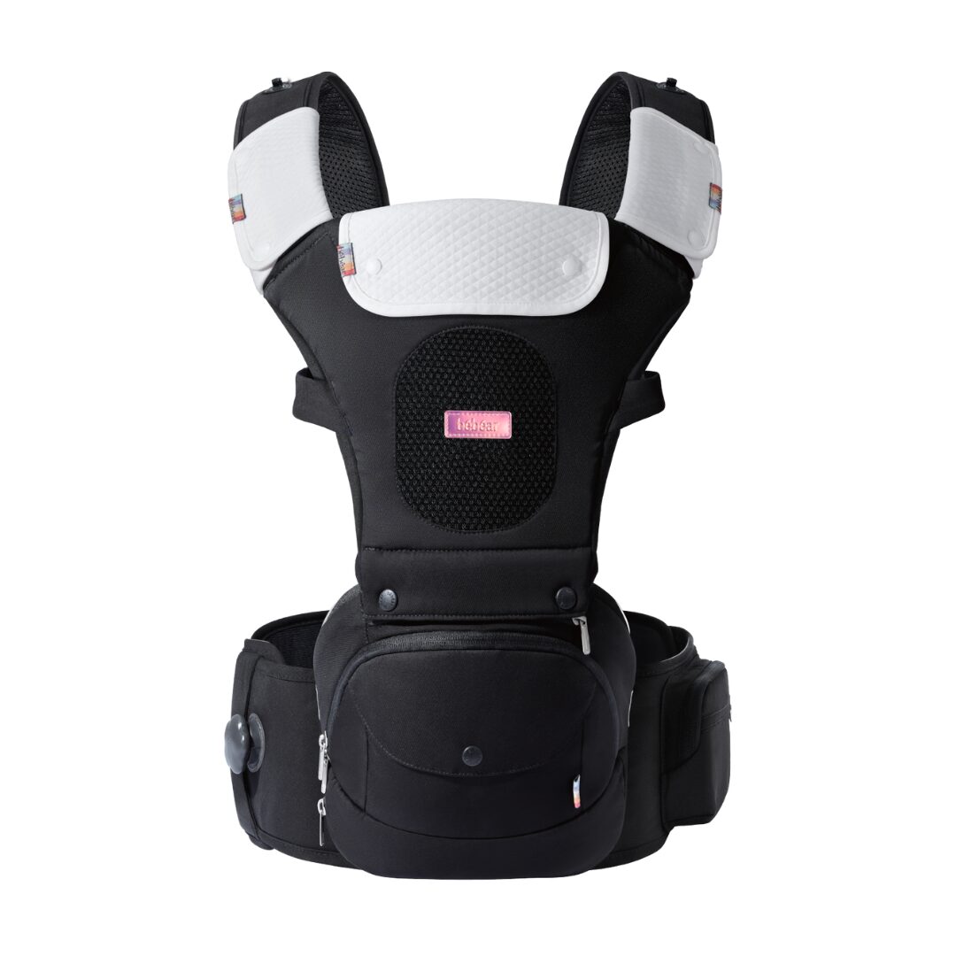 Bébéar aX Aero Pro Foldable Aluminum Hip Seat Carrier - Brilliant Black