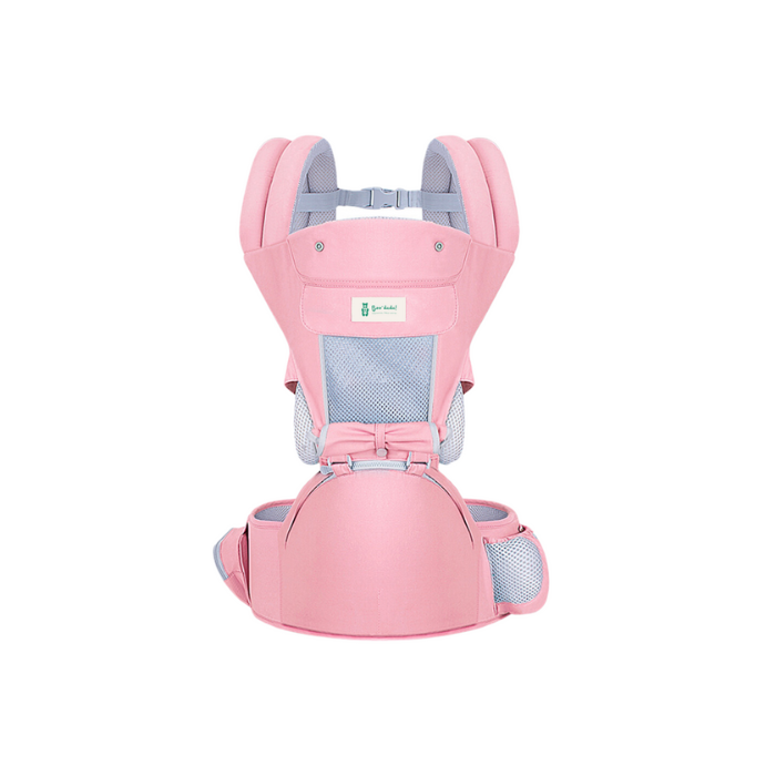 Boodada Multifunctional Ergonomic Hip Seat Baby Carrier - Pink Salmon