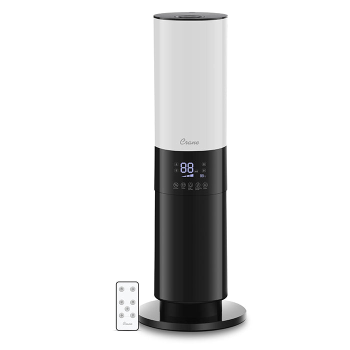Crane 4-in-1 Top Fill True-Hepa Humidifier and Air Sanitizer with UV/Ionizer