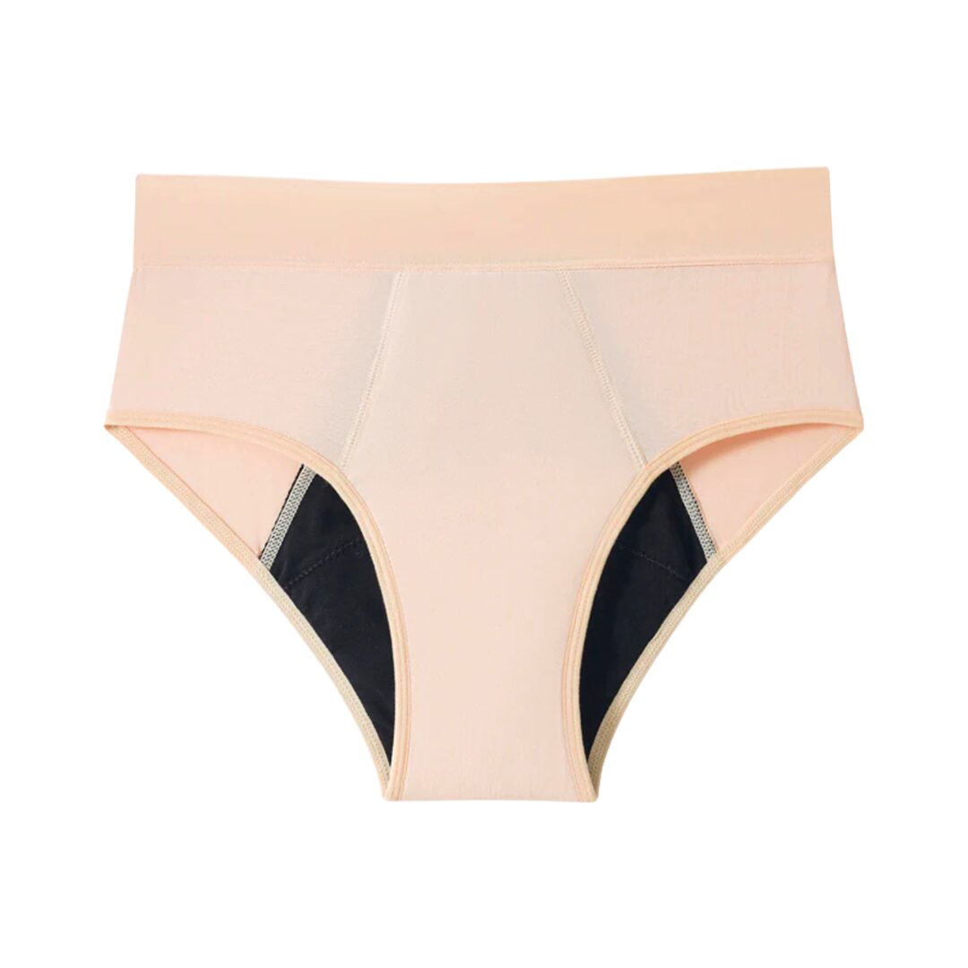 Ecoflo Sustainable Leak Proof Underwear Flow Moderate Comfort Full Brief - Cozy Cream