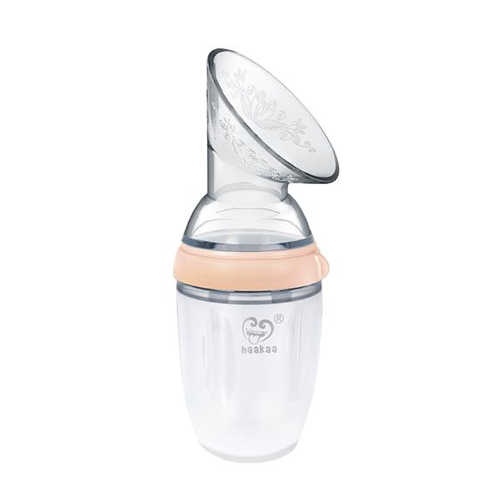 Haakaa Gen 3 Multifunctional Silicone Breast Pump 250ml - Peach/Nude
