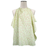 Little Cocoy Nursing Apron - Mint Tulips