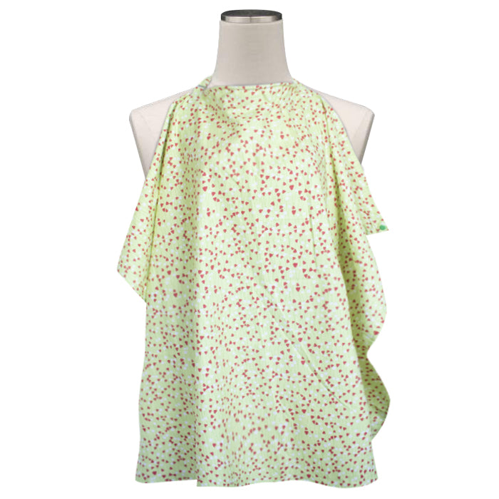 Little Cocoy Nursing Apron - Mint Tulips