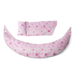 Nuvita DreamWizard 10-in-1 Pregnancy and Breastfeeding Pillow - Pink Flower