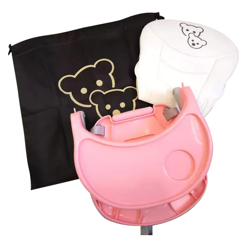 Owl Foldable Booster Seat (with free cushion and carrying bag) - Pink