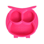 Owl Silicone Plates - Pink