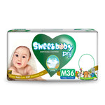 Sweetbaby Dry Disposable Diapers Econo Pack - Medium - 36 pieces per pack