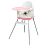 Bollie Trillo Deluxe 3-in-1 Highchair (Booster Seat, Baby Chair, High Chair) - Baby Pink