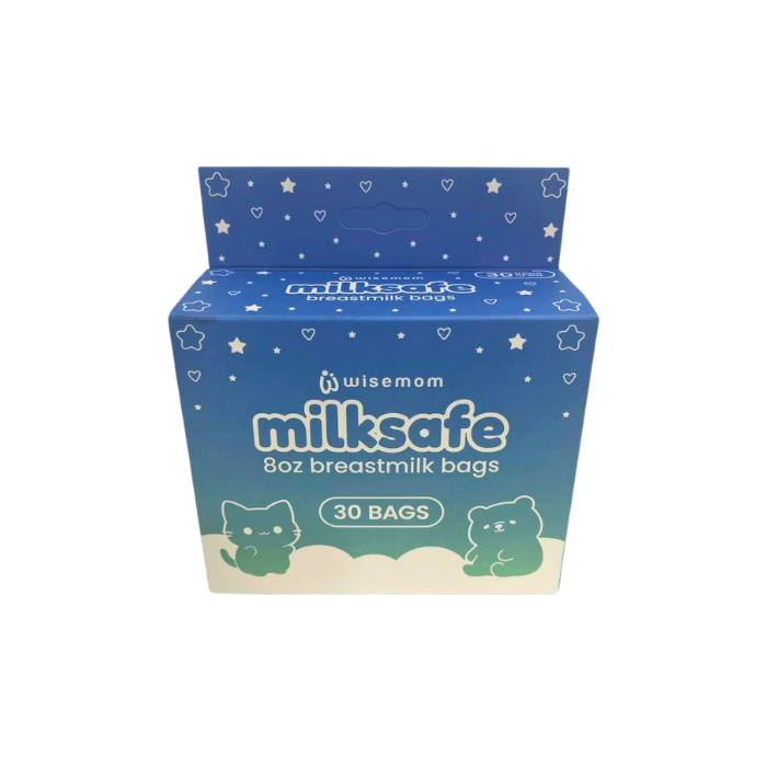 Wisemom Milksafe Breastmilk Bag with Spout 8 oz - 30s