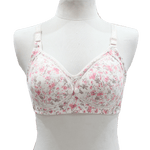 Yabyab Floral Non Wire Nursing Bra - Cream