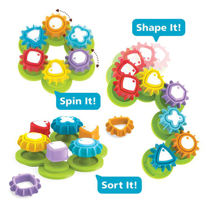 Yookidoo Shape N' Spin Gear Sorter