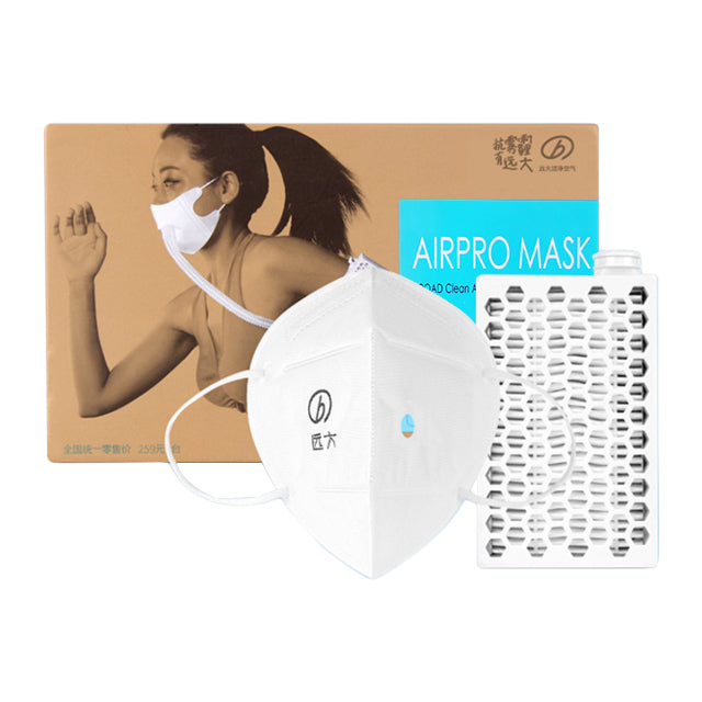 Broad Clean Air Airpro Max CE-Certified Reusable Air Purifier with HEPA Air Filter (Non-Medical)