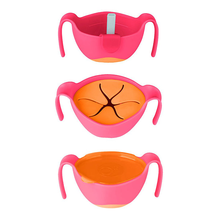 B.box Bowl and Straw - Strawberry Shake