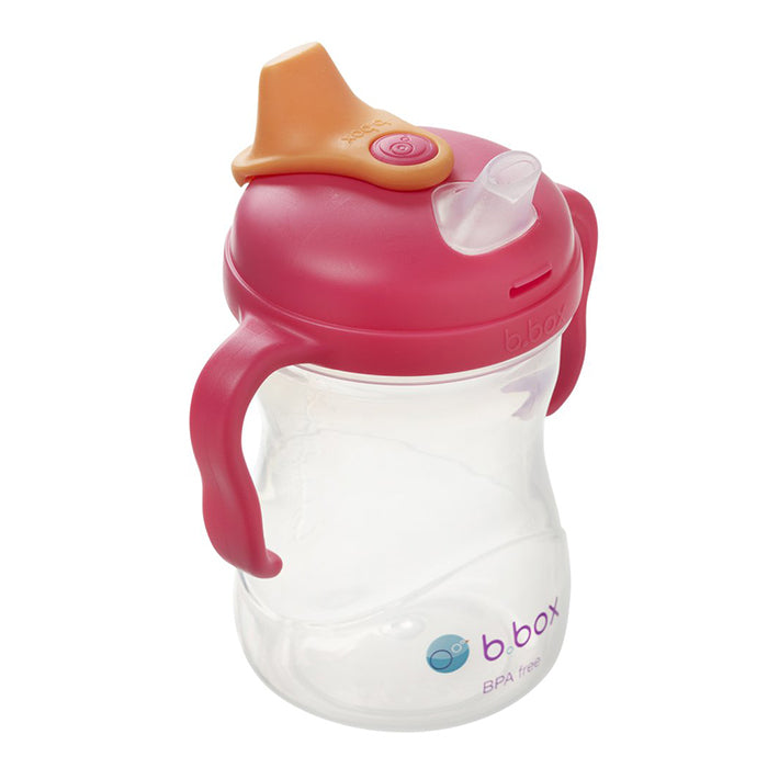 B.box Spout Cup (for 4m+) 240ml/8oz - Raspberry