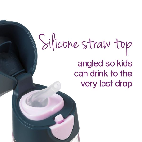 B.box Drink Bottle 450ml - Indigo Rose