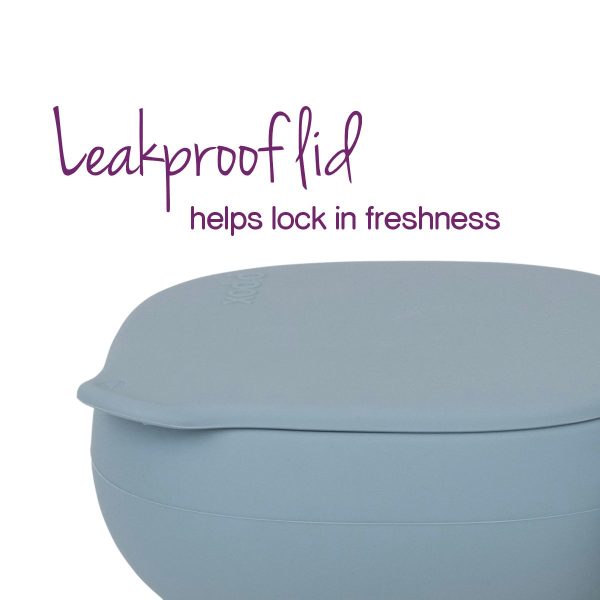 B.box Silicone Bowl With Lid - Ocean