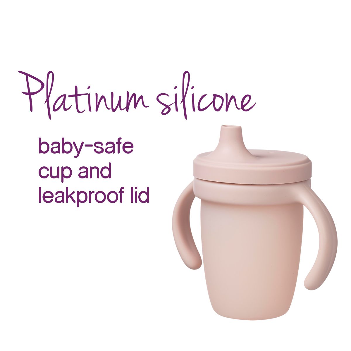 B.box Silicone Spout Cup - Blush