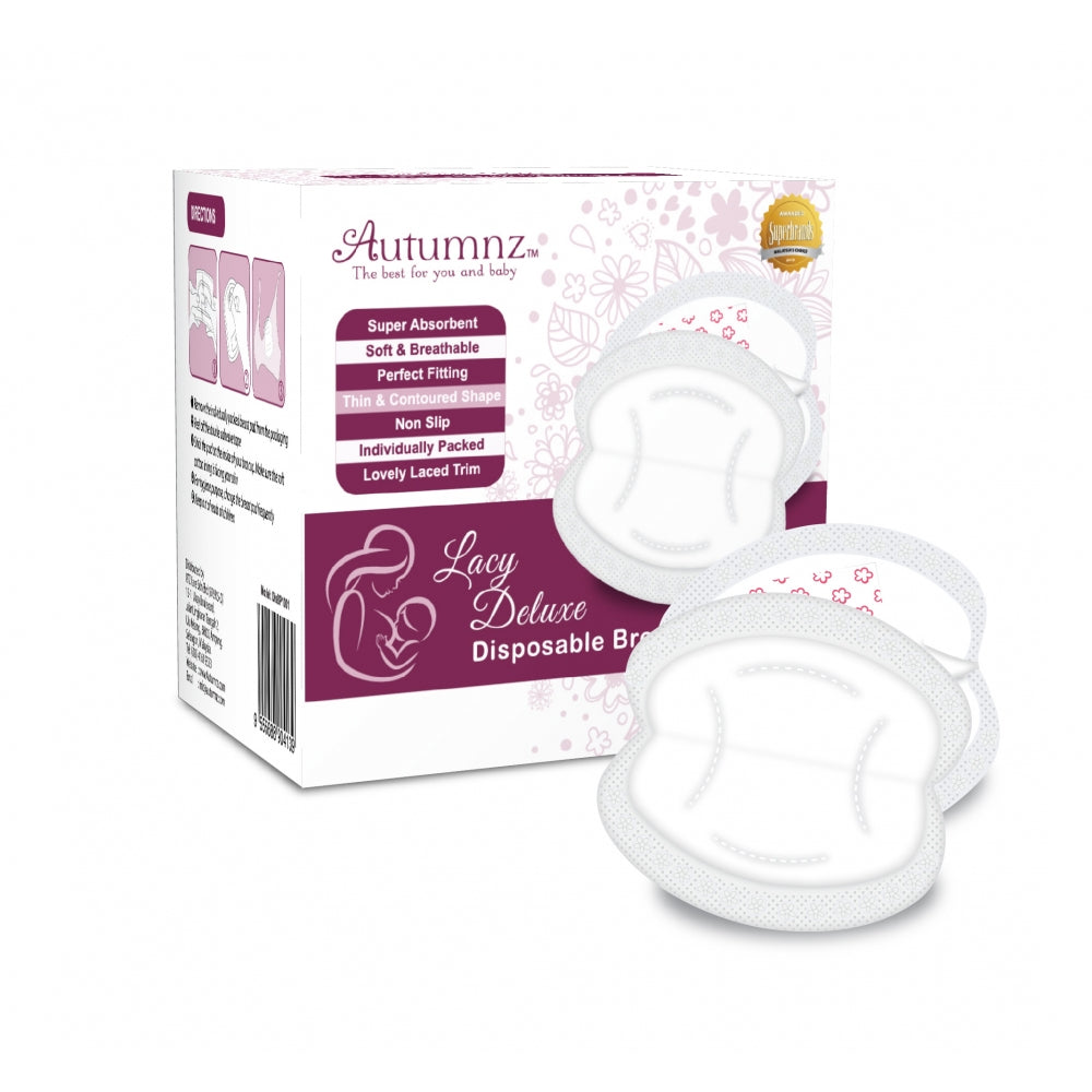 Autumnz Lacy Deluxe Disposable Breastpads (36's)