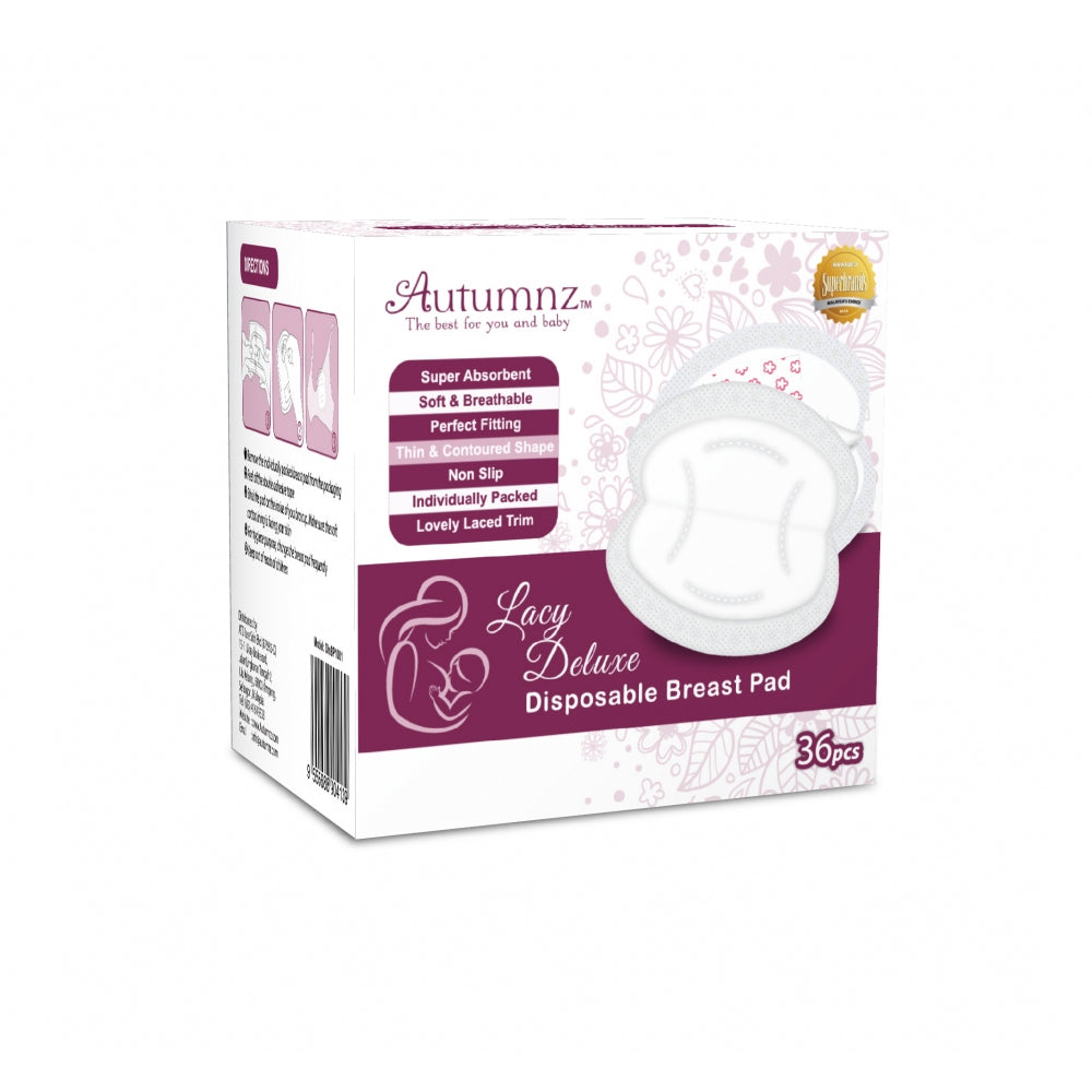 Autumnz Lacy Deluxe Disposable Breastpads (36's)