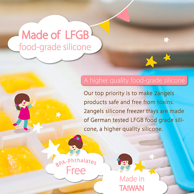 2angels Silicone Baby Food Freezer Tray 15ml