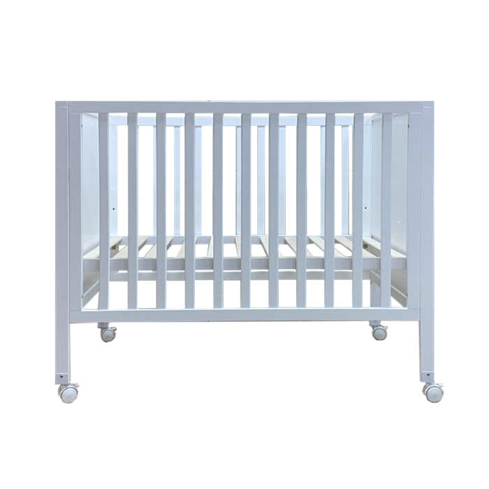 Cuddlebug Brea Mini Crib - White