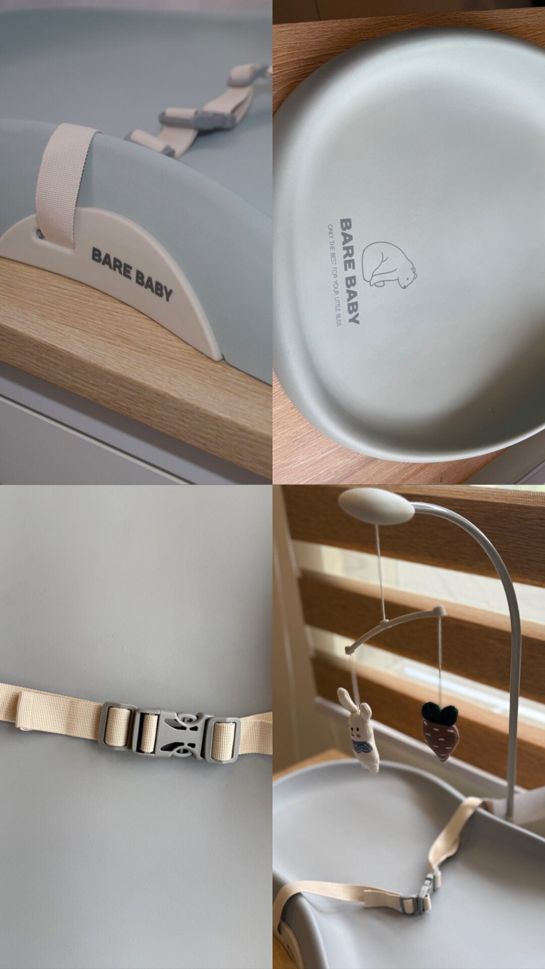 Bare Baby Premium PU Foam Changing Pad - Green