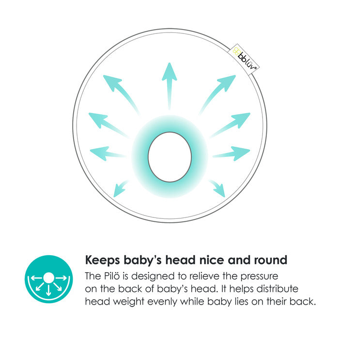 BBLUV Pilo Ergonomic Head Rest - Ivory
