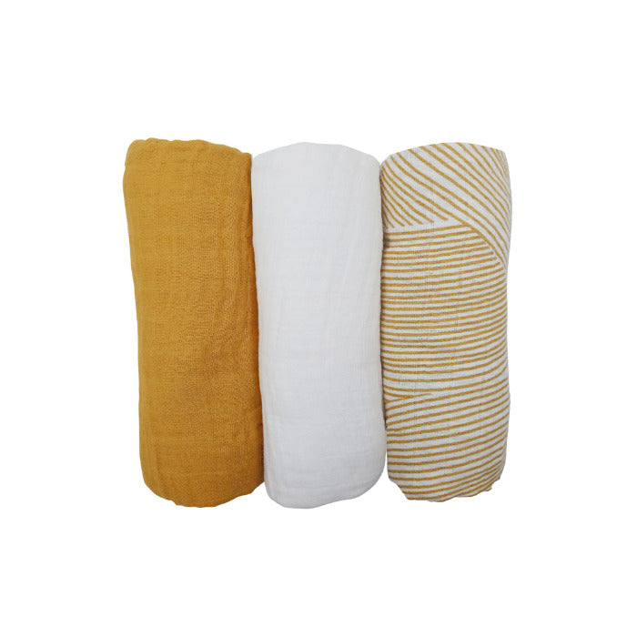Enfant Muslin Swaddle - Yellow