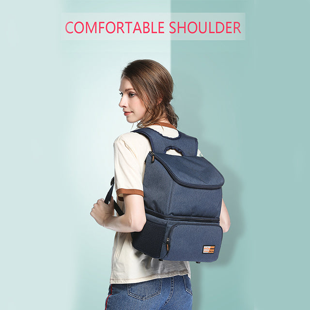 V-Coool Snow Bear Cooler Bag - Blue