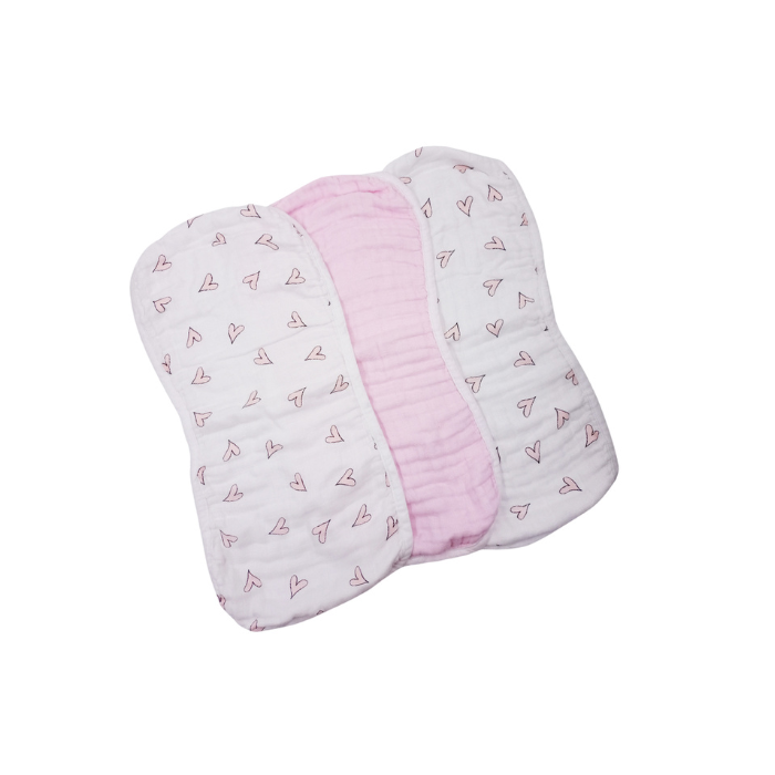 Enfant Bamboo Burp Pad - Pink