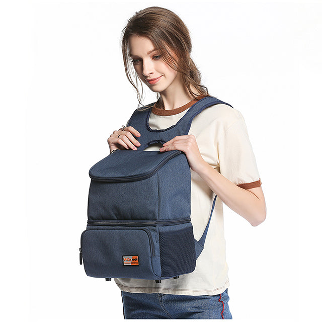 V-Coool Snow Bear Cooler Bag - Blue