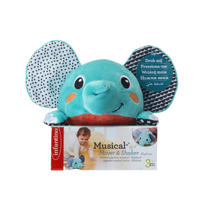 Infantino Musical Mover and Shaker - Elephant