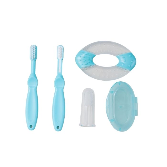 Bebeta Oral Care Gift Set (Toothbrush and Teether) - Blue