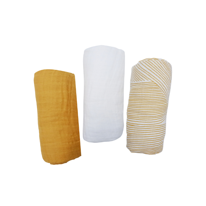 Enfant Muslin Swaddle - Yellow