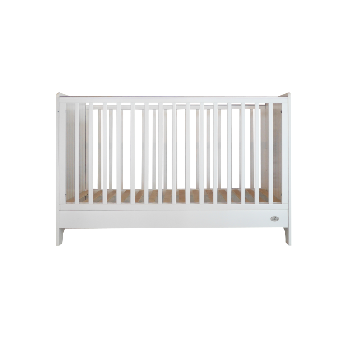 Cuddlebug Vernon 3in1 Convertible Crib - All White