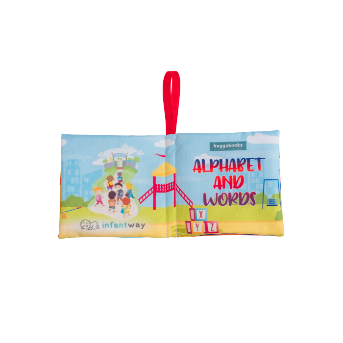 Infantway Huggabooks Early Learning Cloth Book Set