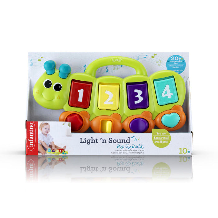Infantino Light N' Sound Pop Up Buddy