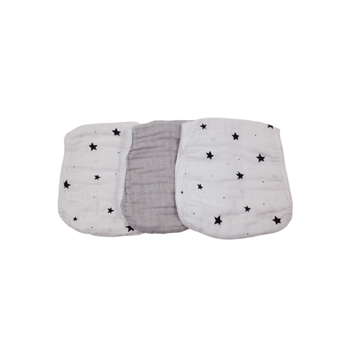 Enfant Bamboo Burp Pad - Grey
