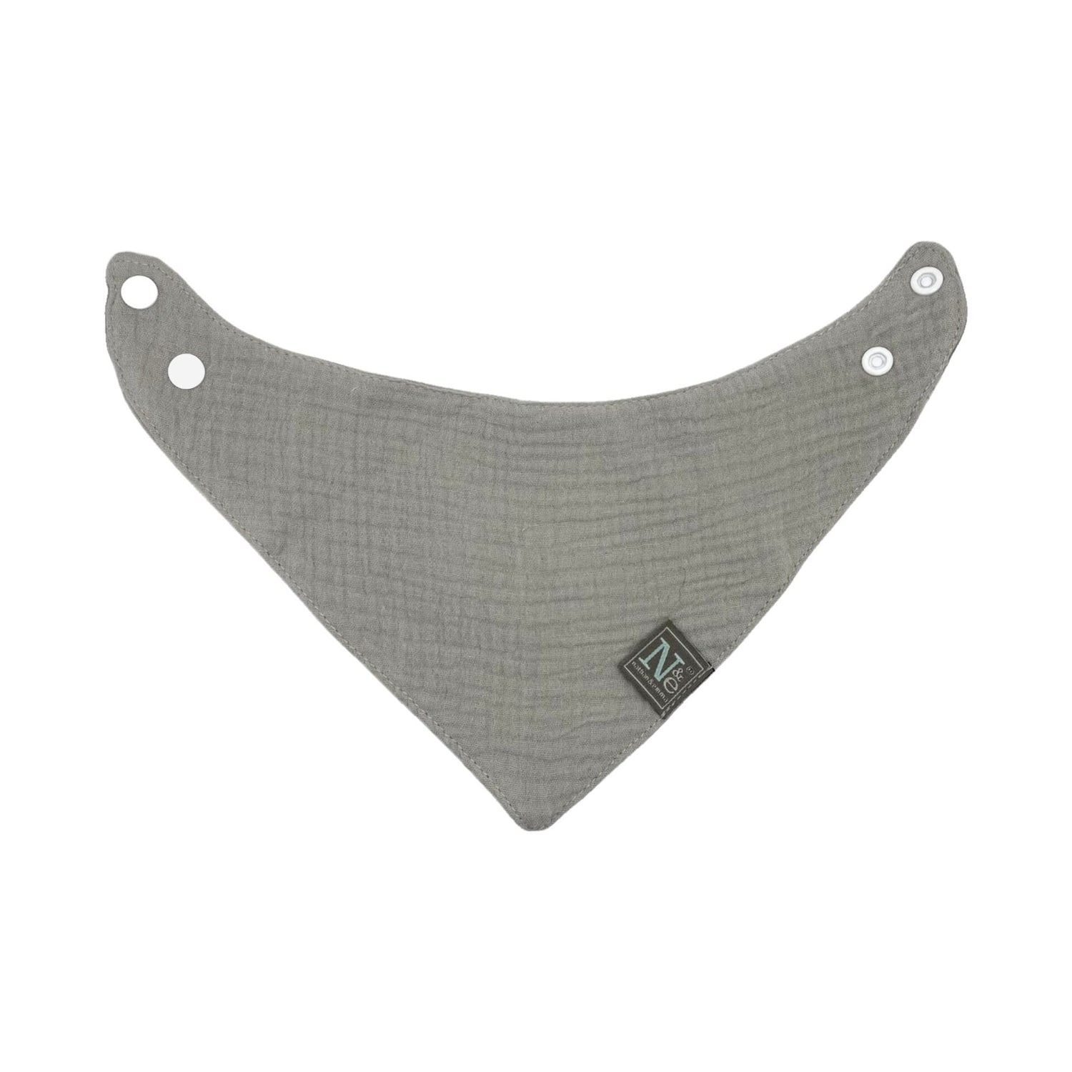 Nathan and Emma Baby Muslin Bandana Bib - Sand