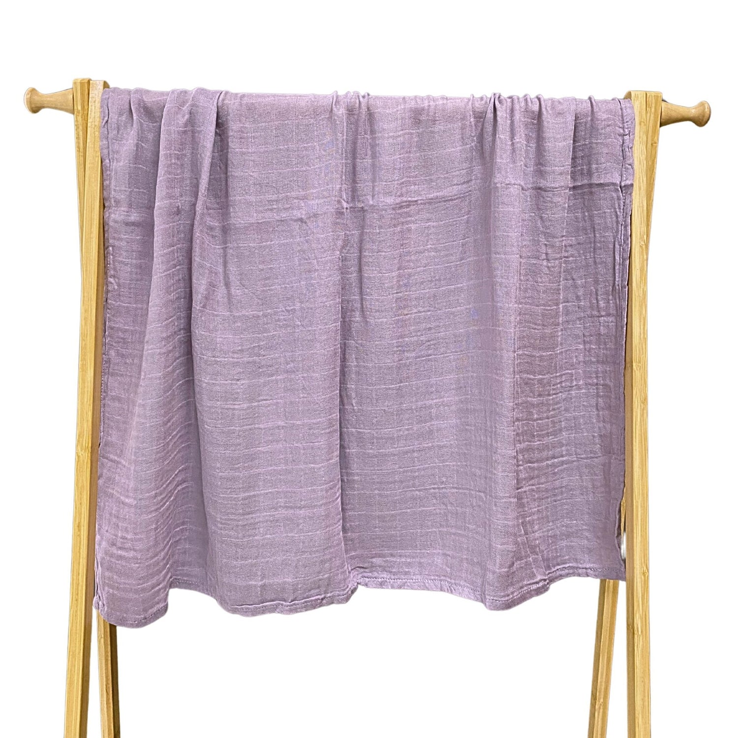 Nathan and Emma Baby Muslin Bamboo Swaddle/Cloth/Blanket - Mamba Purple