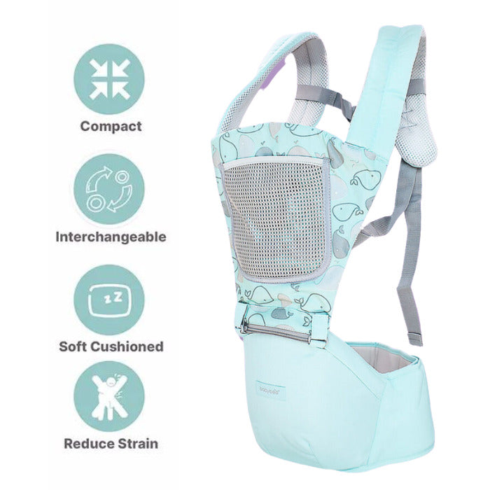 Babybee Hip Seat Baby Carrier - Teal