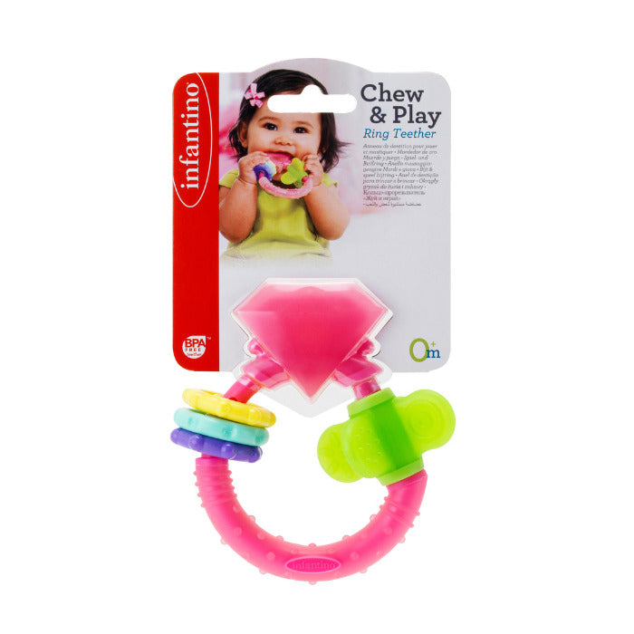 Infantino Chew and Play Ring Teether