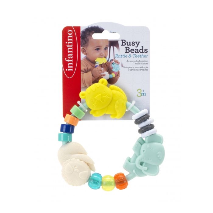 Infantino Busy Beads Rattle and Teether