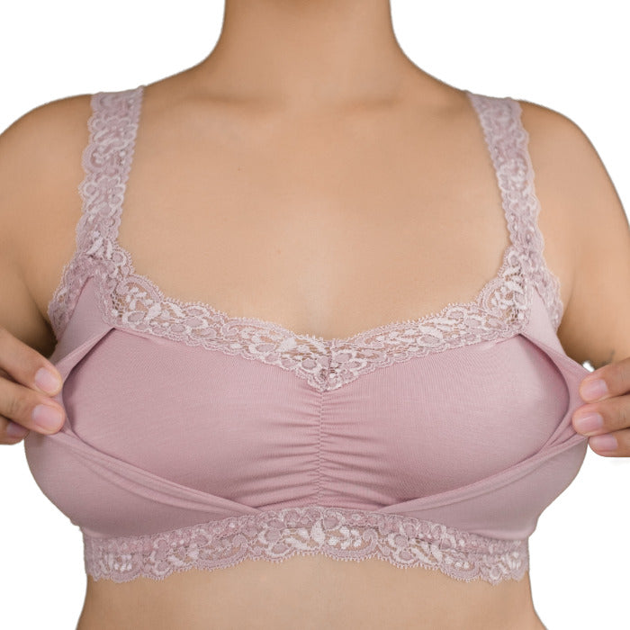 Lily Of The Valley Pumping Bralette Rosewood
